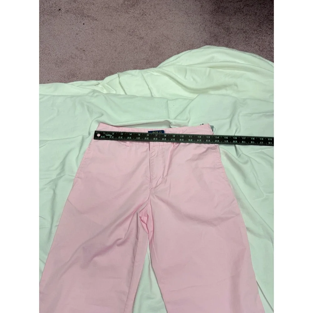 Polo Ralph Lauren Kids Pink Chino Pants Size 14 New With Tags Straight Leg